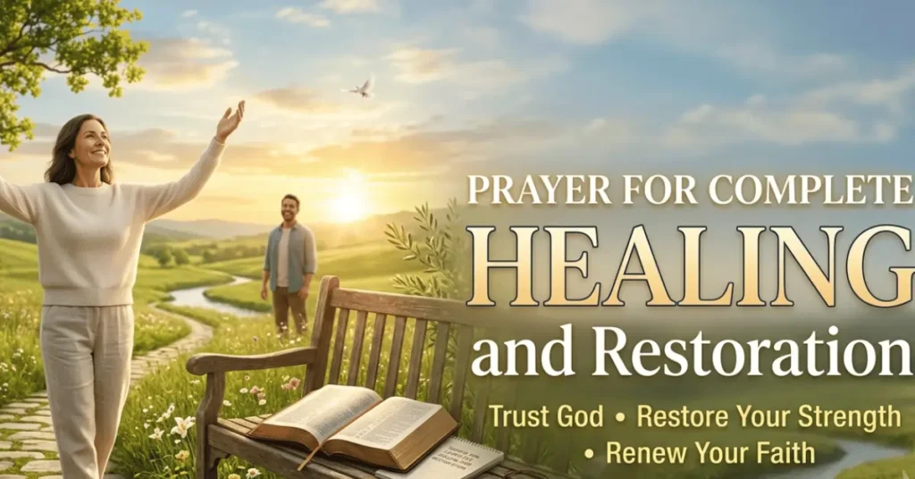 Prayer for Complete Healing and Restoration