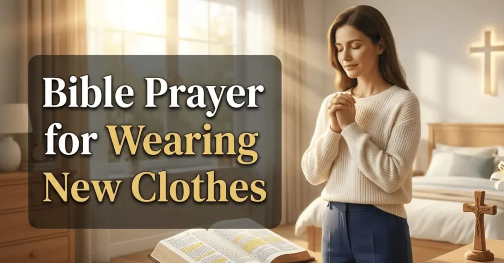 Bible Prayer For Wearing New Clothes
