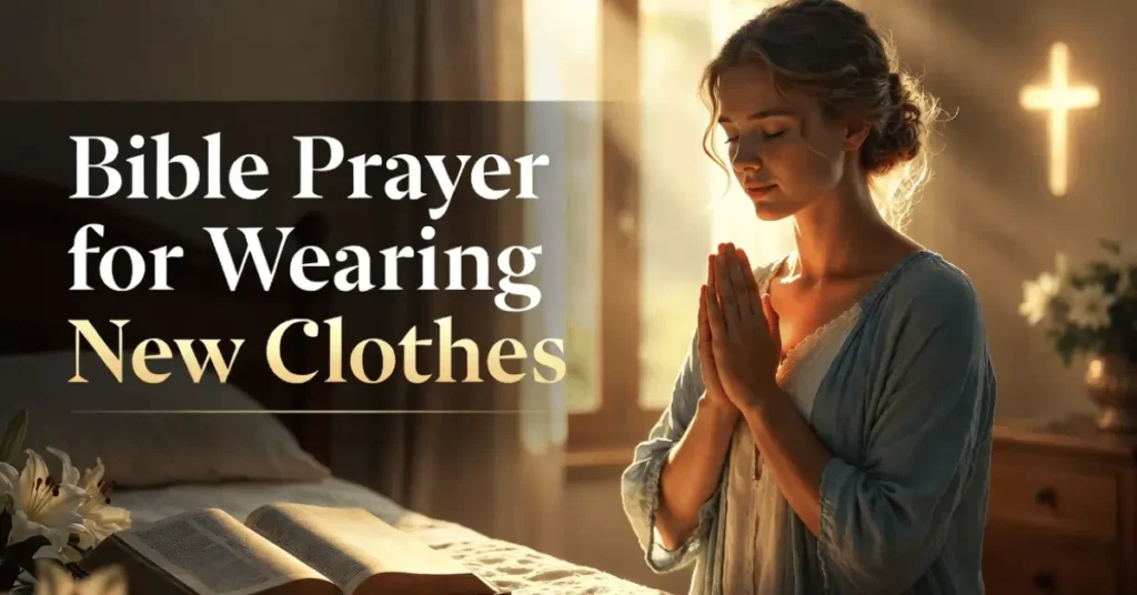 Bible Prayer For Wearing New Clothes
