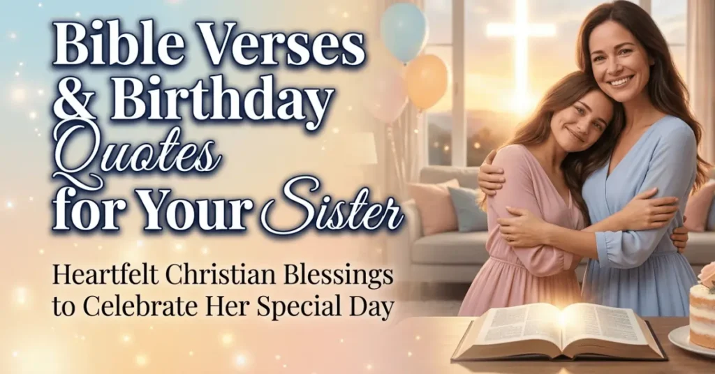 Bible Verses and quotes for Your Sister's Birthday