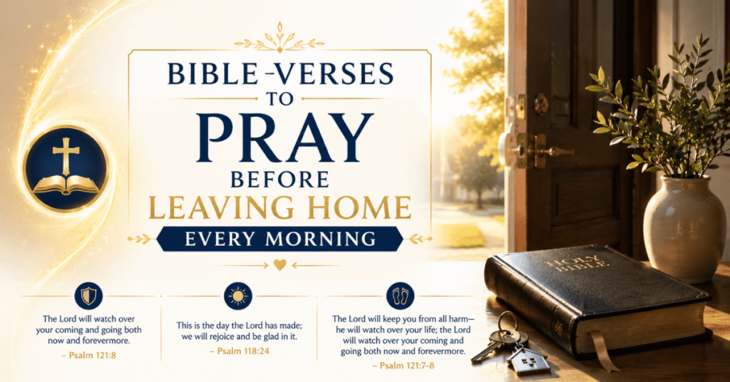 Bible Verses to Pray Before Leaving Home Every Morning