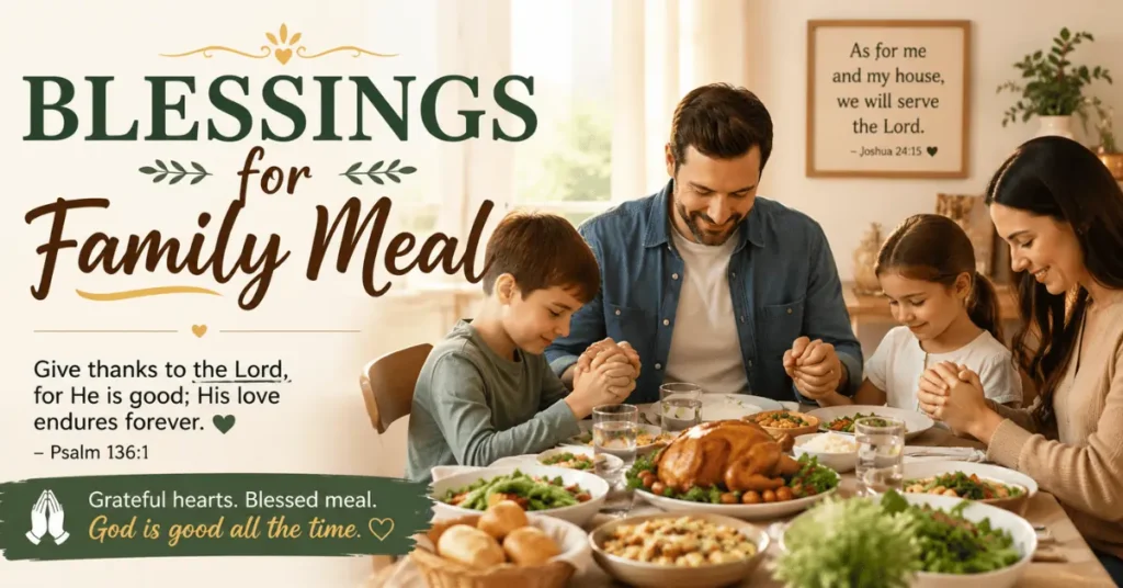 Blessings For A Family Meal