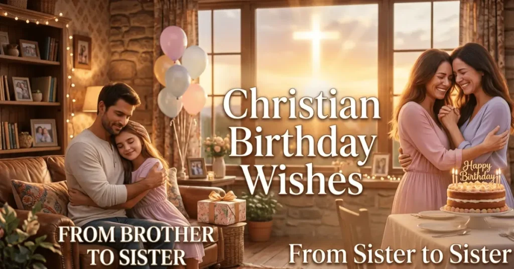 Christian Birthday Wishes from siblings