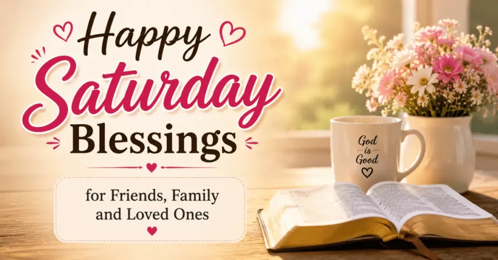 Happy Saturday Blessings For Friends, Family, And Loved Ones 