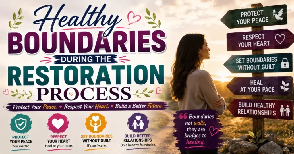 Healthy Boundaries During the Restoration Process