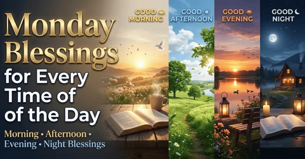 Monday Blessings For Every Time Of The Day 