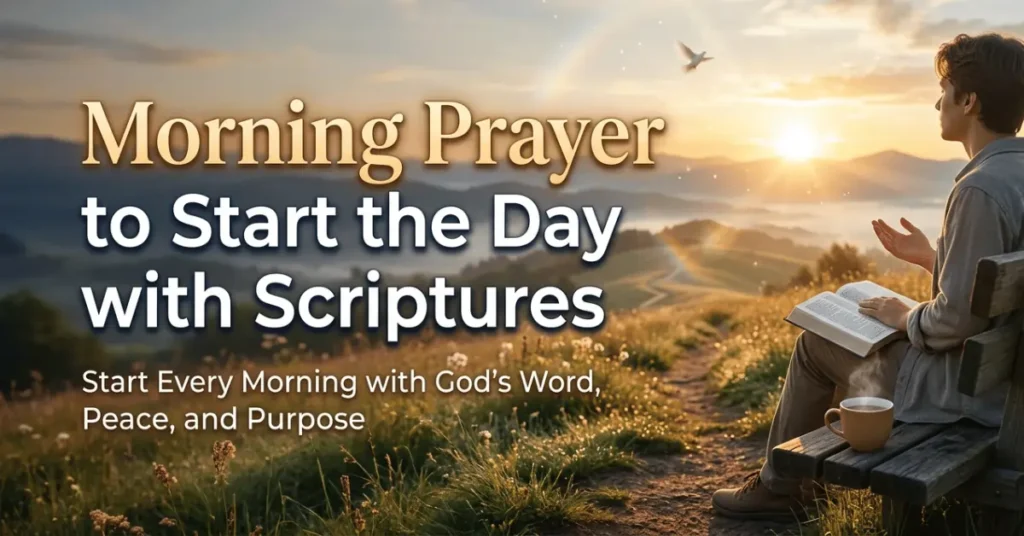 Morning Prayer To Start The Day With Scriptures