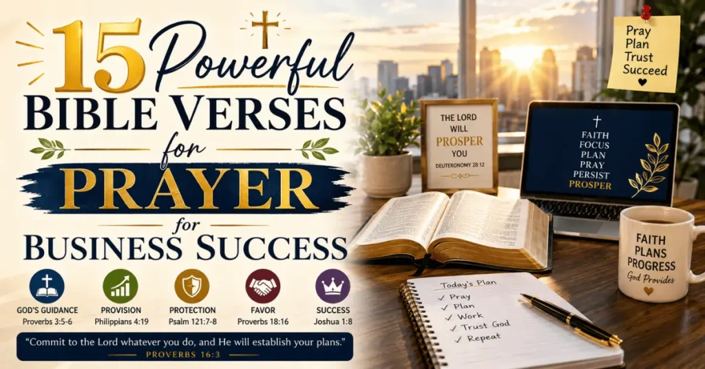 Powerful Bible Verses For Prayer For Business Success