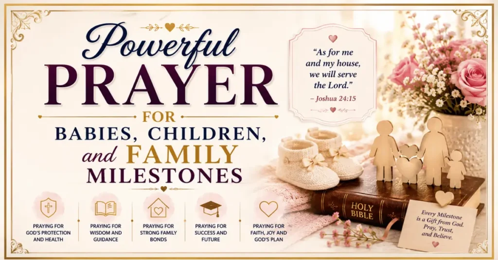 Powerful Prayer for Babies, Children, and Family Milestones