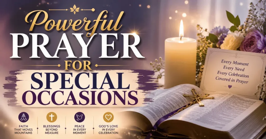 Powerful Prayers For Special Occasions