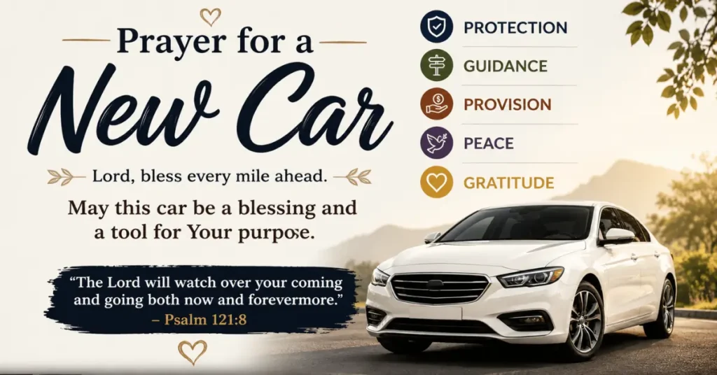 Prayer For A New Car With Bible Verses 