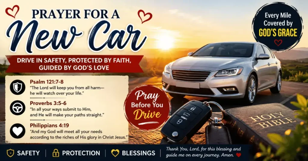 Prayer For A New Car With Bible Verses