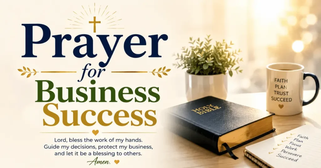 Prayer For Business Success