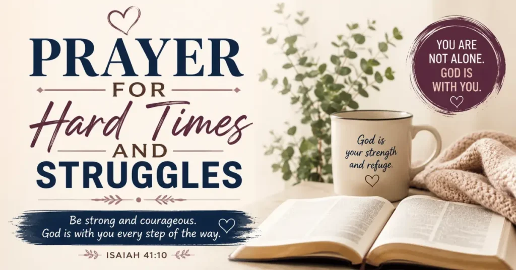 Prayer For Hard Times And Struggles 