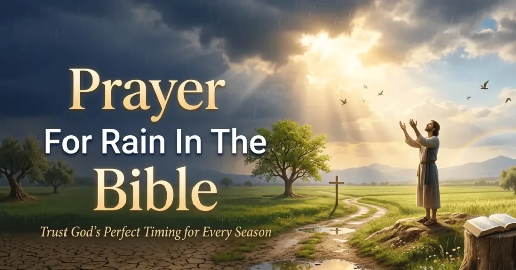 Prayer For Rain In The Bible