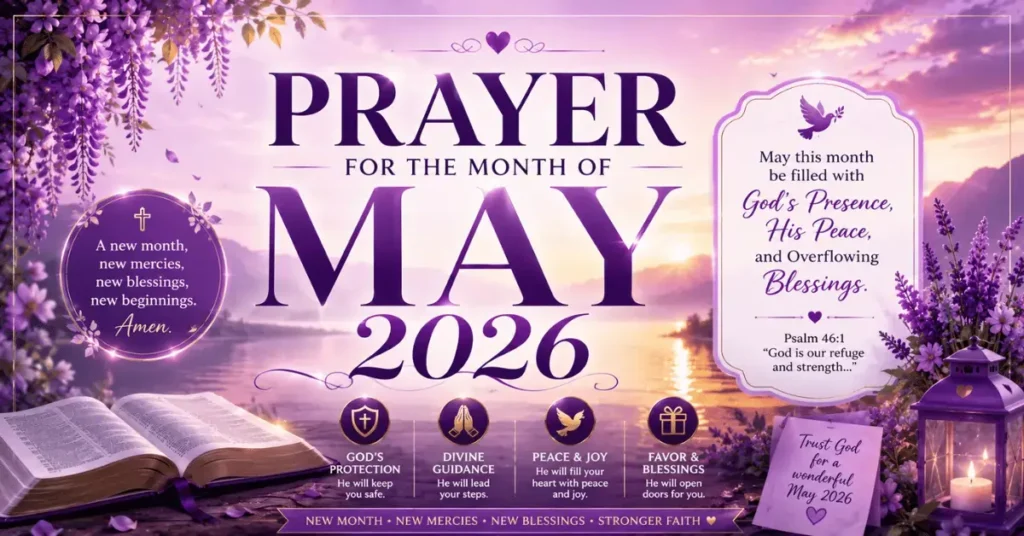 Prayer For The Month Of May 2026