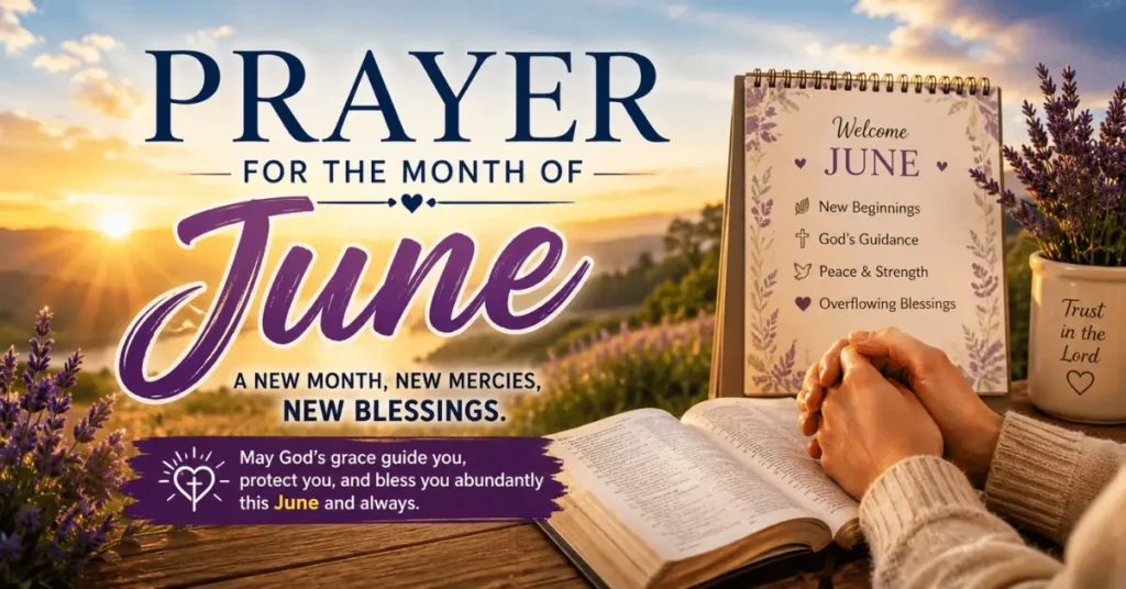 Prayer For The Month Of June
