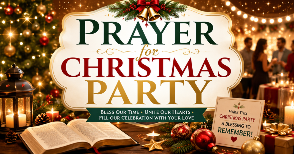 Prayer for A Christmas Party