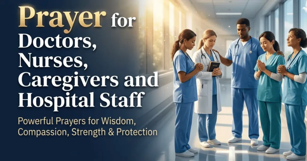 Prayer for Doctors, Nurses, Caregivers and Hospital StaffPrayer for Doctors, Nurses, Caregivers and Hospital Staff