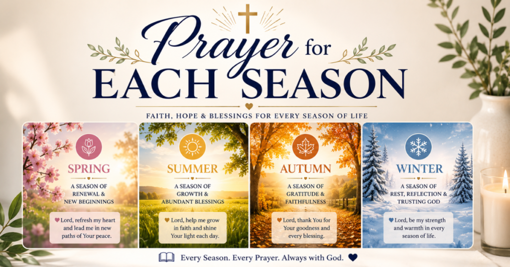 Prayer for Each Season
