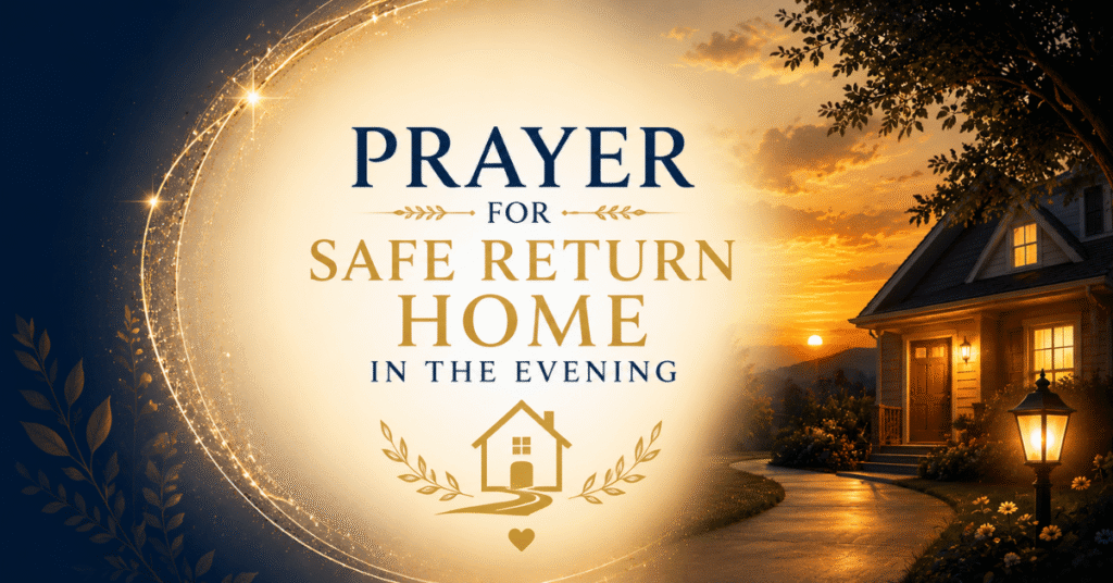 Prayer for Safe Return Home in the Evening