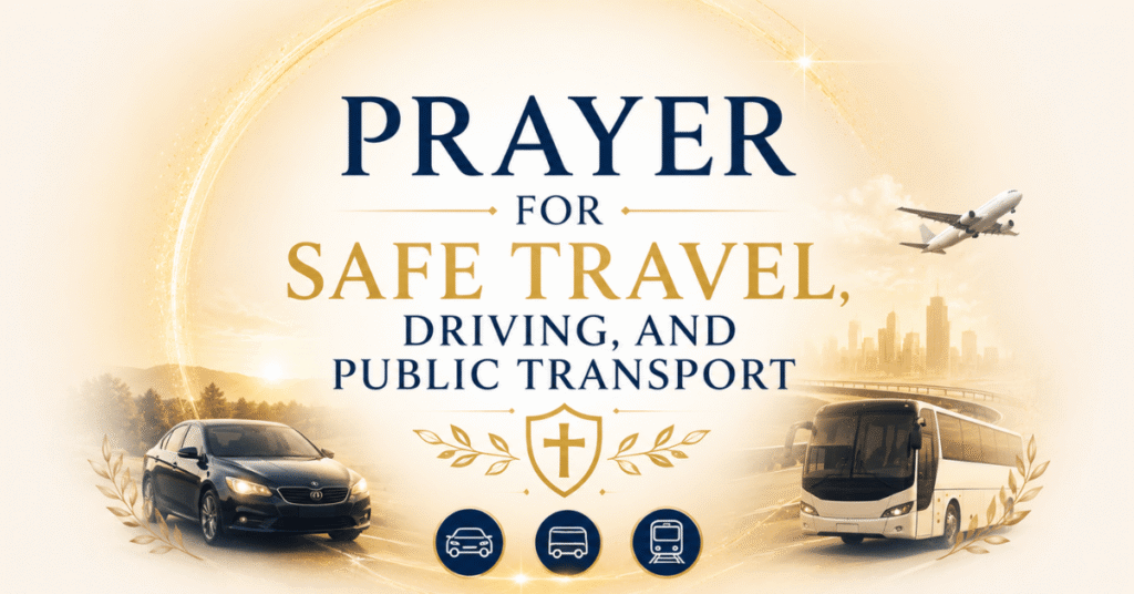 Prayer for Safe Travel, Driving, and Public Transport