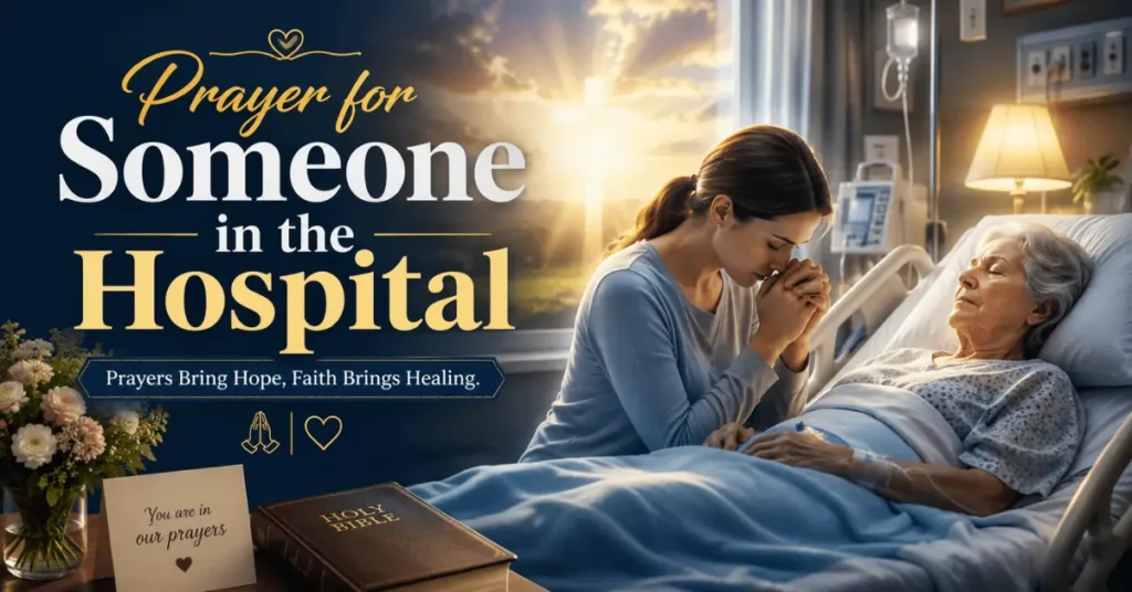 Prayer for someone in the hospital