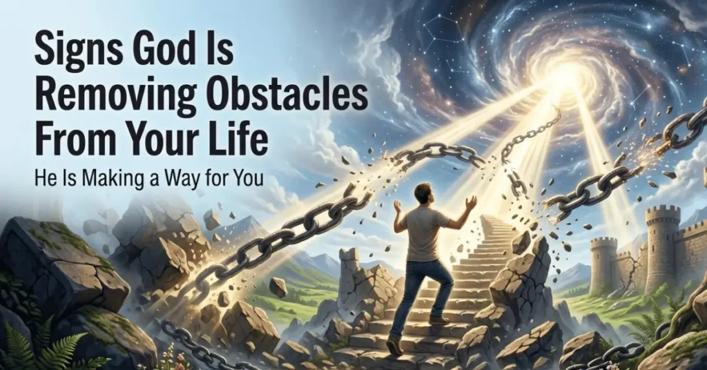 Signs God Is Removing Obstacles From Your Life