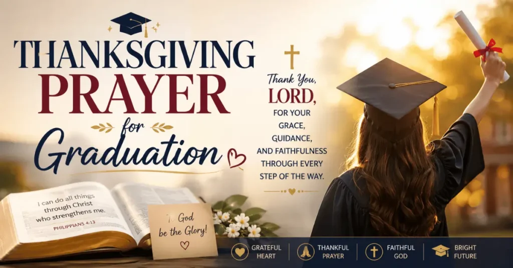 Thanksgiving Prayer For Graduation