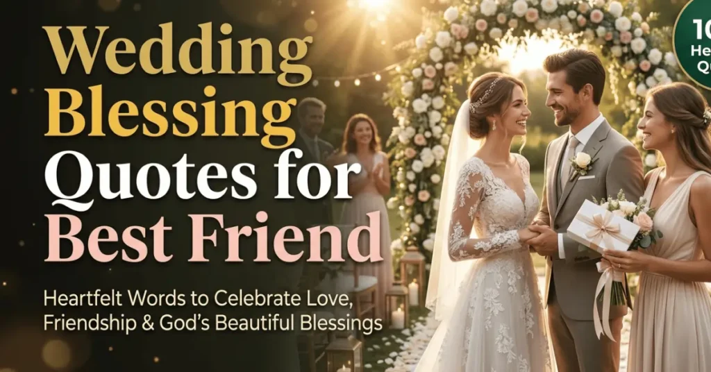 Wedding Blessing Quotes For Best Friend