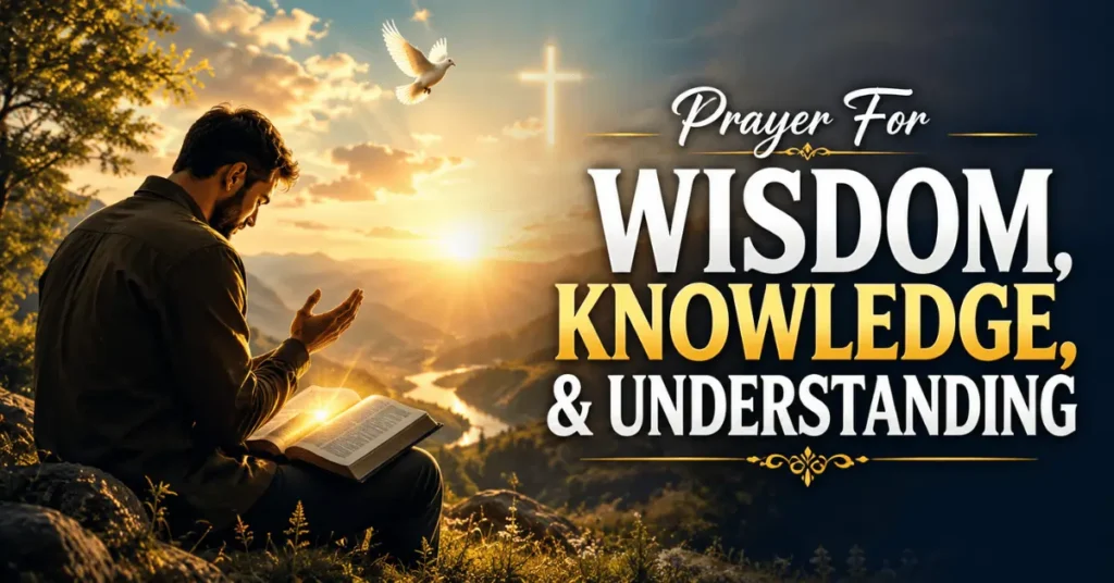 prayer for wisdom, knowledge, and understanding