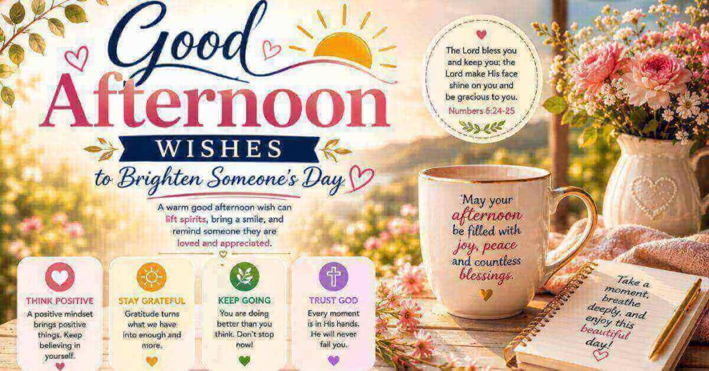 Best Good Afternoon Wishes to Brighten Someone’s Day
