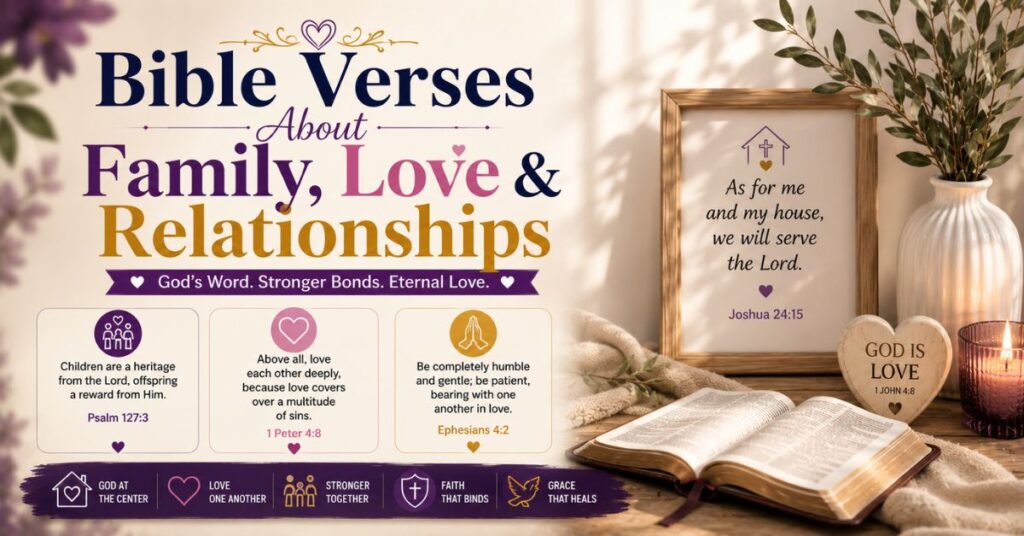 Bible Verses About Family, Love & Relationships