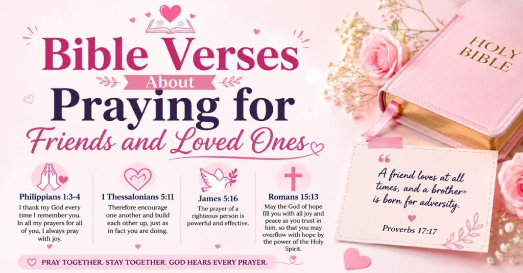 Bible Verses About Praying for Friends and Loved Ones