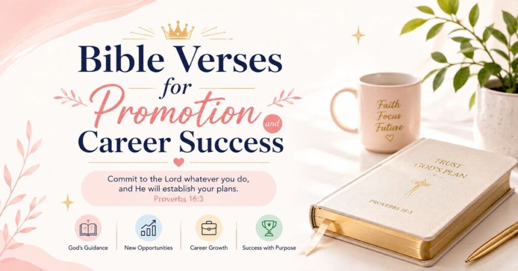 Bible Verses for Promotion and Career Success