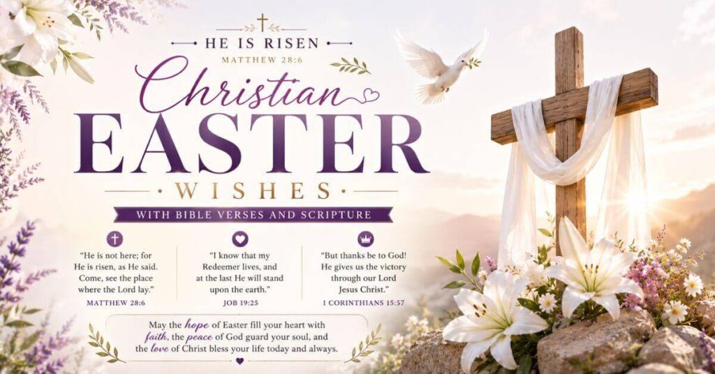 Christian Easter Wishes With Bible Verses and Scripture