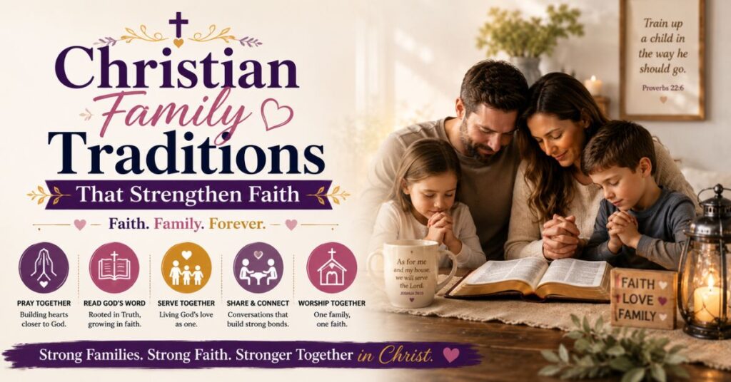 Christian Family Traditions That Strengthen Faith