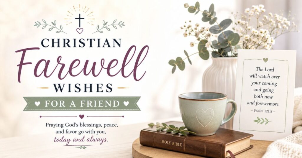 Christian Farewell Wishes For A Friend