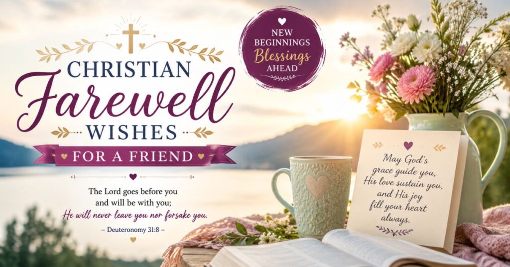 Christian Farewell Wishes For A Friend