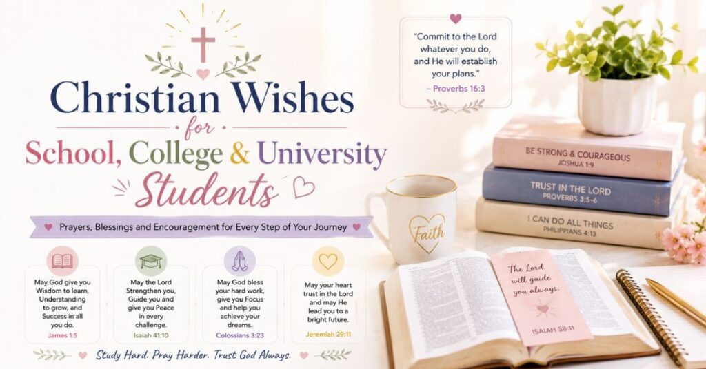 Christian Wishes for School, College and University Students