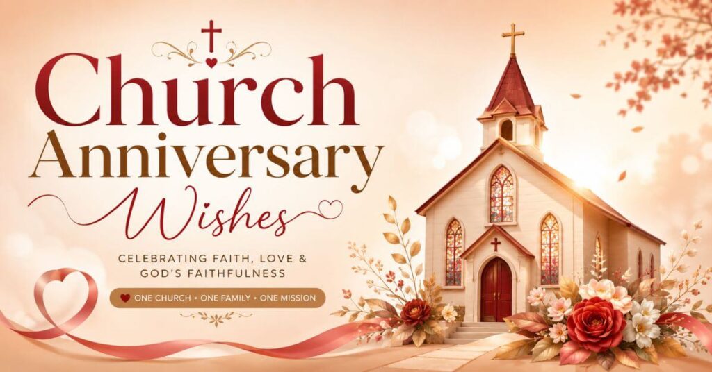 Church Anniversary Wishes