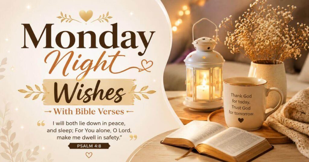 Monday Night Wishes With Bible Verses
