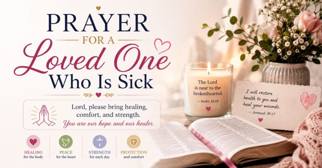 Prayer for a Loved One Who Is Sick