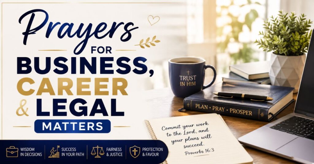 Prayers For Business, Career & Legal Matters