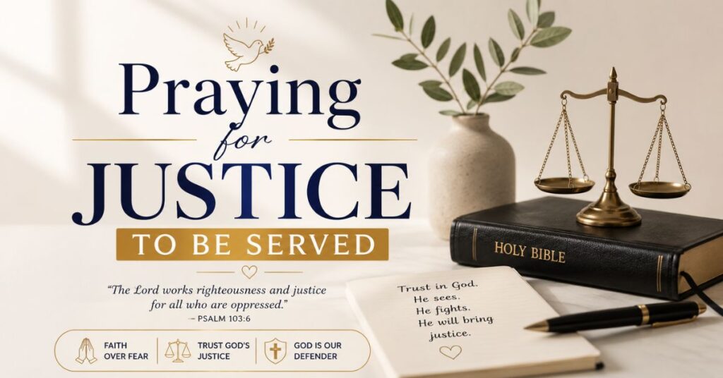 Praying for Justice to Be Served