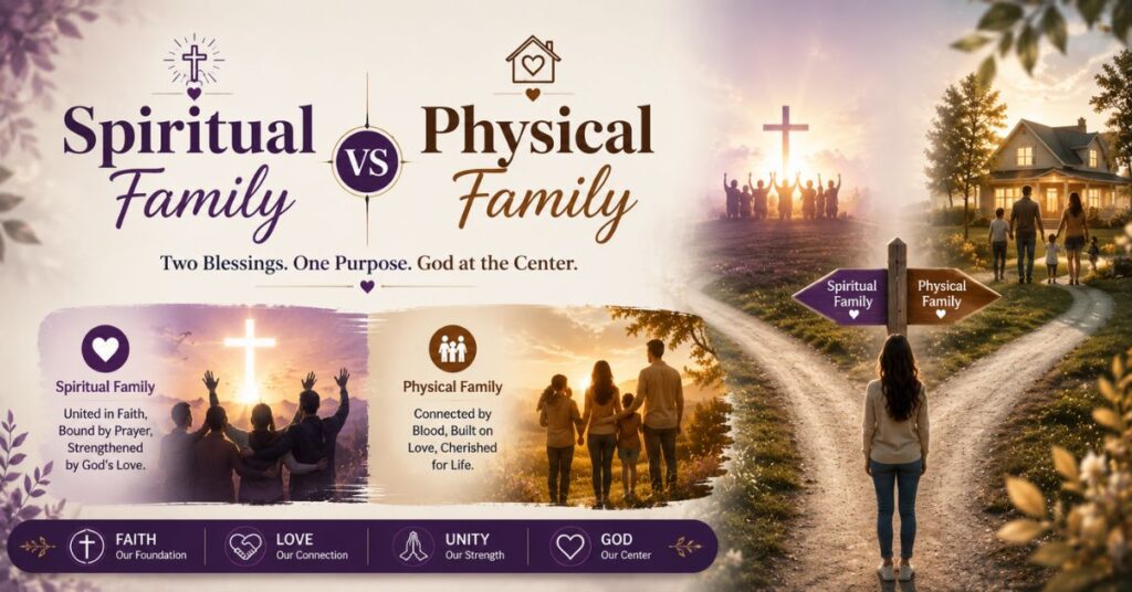 Spiritual Family vs Physical Family