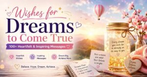 Wishes For Dreams To Come True: 100+ Heartfelt & Inspiring Messages 