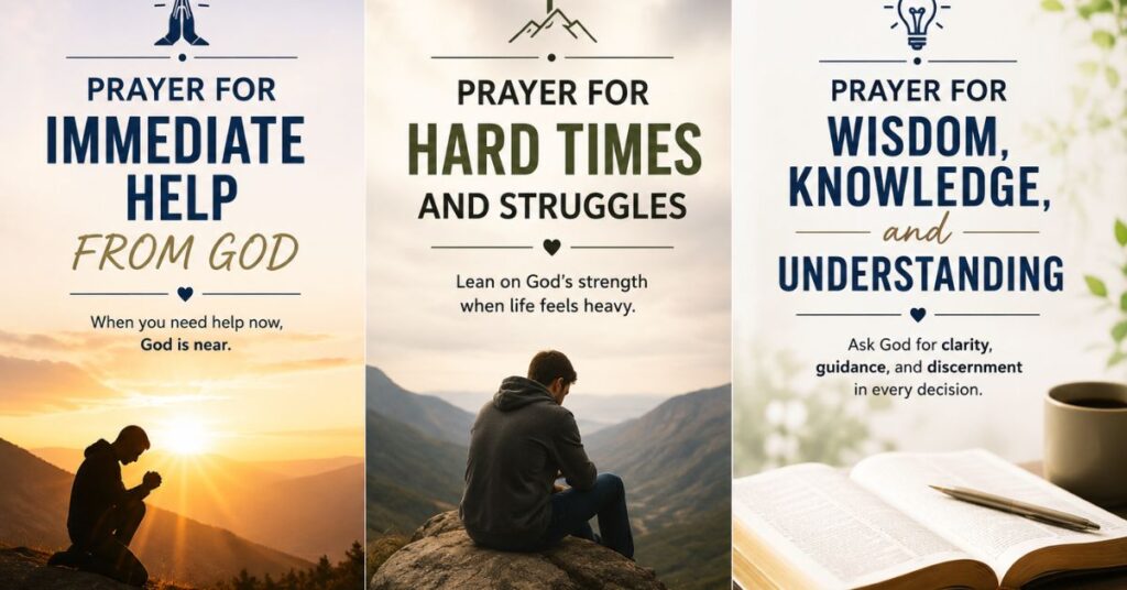 prayers for hard times
