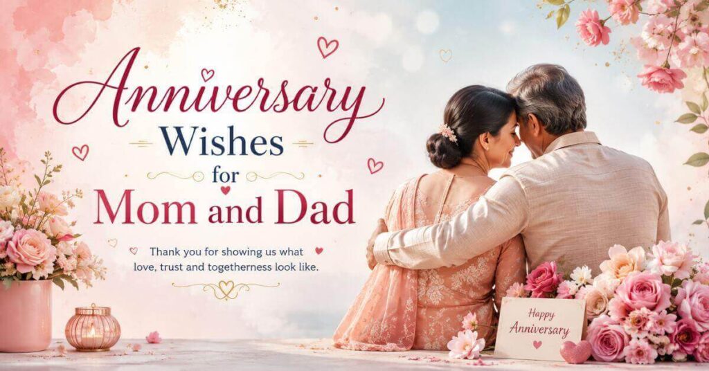Anniversary Wishes for Mom and Dad