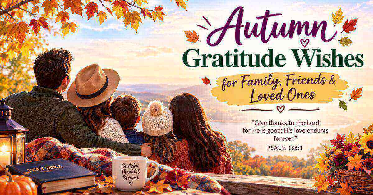 Autumn Gratitude Wishes for Family, Friends & Loved Ones